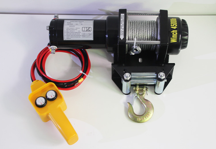 4500 lb off road vehicle electric winch